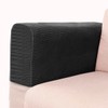 FAVOMOTO Armrest Covers, 2 Pieces Sofa Armrest Covers, Adjustable, Stretch