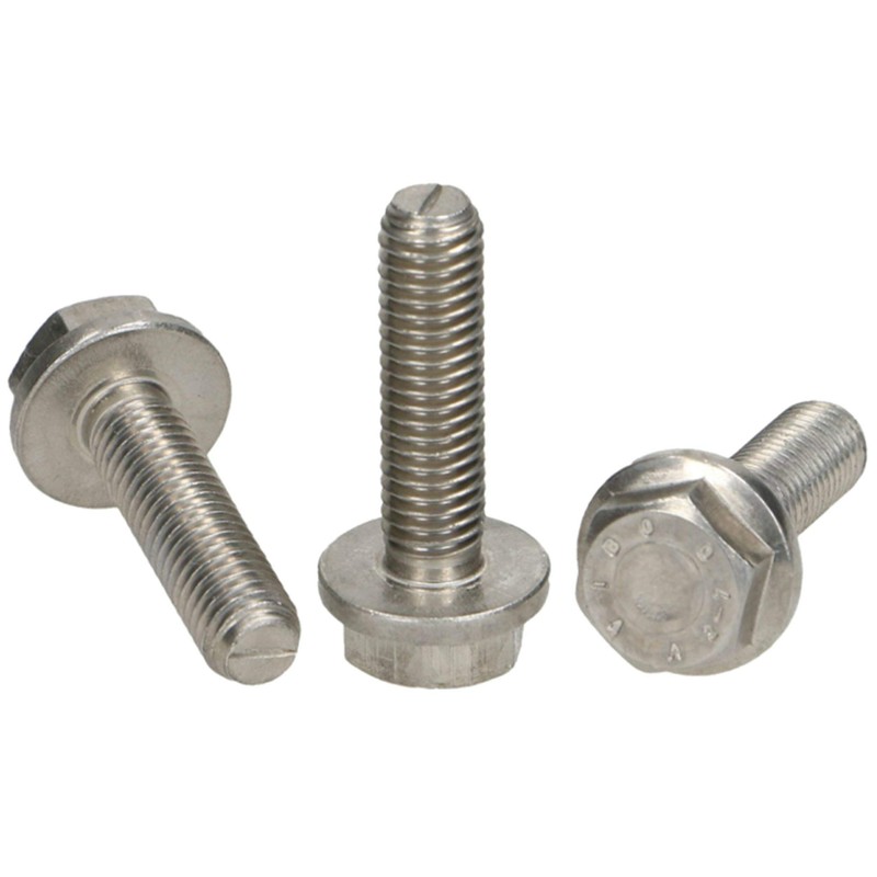 Flanged Hex Head Bolts Stainless Steel Flange Bolt Fully Threaded