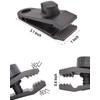 BINCKIN Tarp Clips Heavy Duty Lock Grip 20 Pcs Black