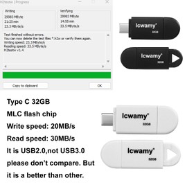 lcwamy 32GB USB C Flash Drives 2 Pack Bulk USB C Flash Drive USB Flash Drives Type C Bulk Pen Drive 2 Pack 32GB Thumb Drive Pack USB Drives Pack