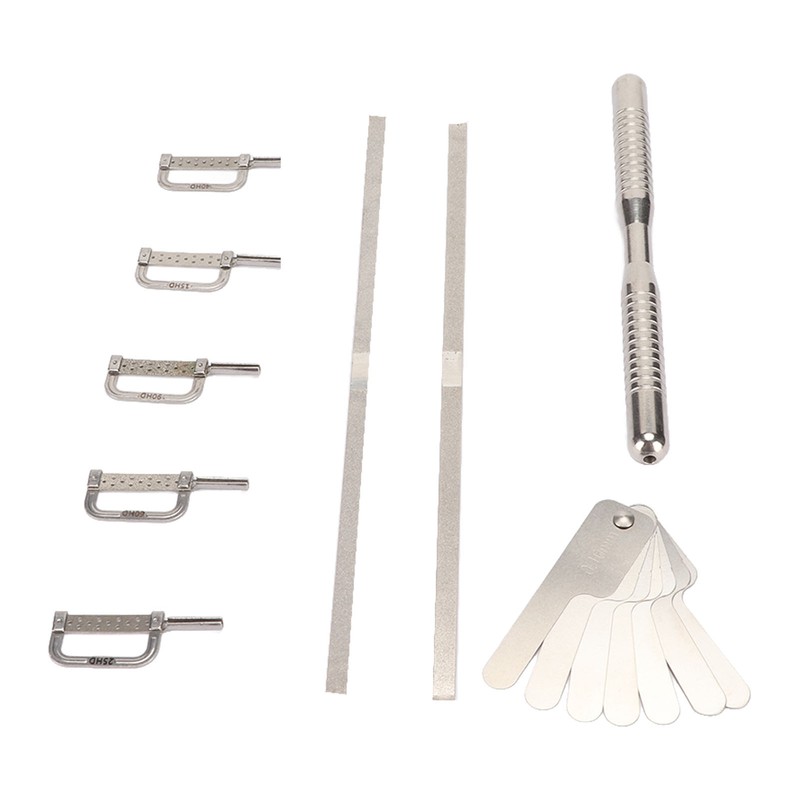 Interproximal Enamel Reduction Kit Dental Feeler Gauge Professional Portable Dental