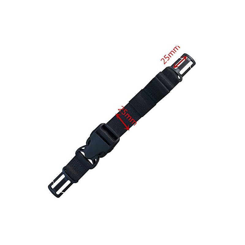 HDHYK Heavy Duty Adjustable Backpack Chest Strap Nylon 1 Inch