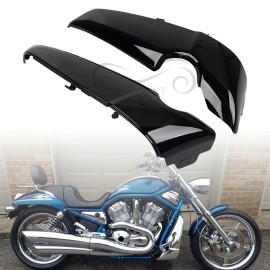 Unbranded Black ABS Radiator Side Cover Shrouds For Harley V-Rod VRSCX Anniversary VRSCAW