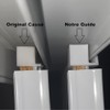 Pack of 16 Sliding Door Guides for Closet Rails Form/Optimum