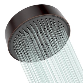 Rainfall Shower Head - 8" Thickened High-Pressure Shower Heads with Anti-Clog Rubber Jets - 360° Rotation Adjustable Shower Head - 1.8 GPM Flow Restrictor Replacement (ORB)