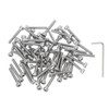 PATIKIL 60 Pcs M3 x 20mm Hex Socket Head Cap