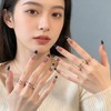 Lwenjing Z193 Nail Tips, Handmade Nails, Short, Spring and Summer,