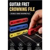 Double-Sided Guitar Fret Crowning File for Fret Repair – Coarse