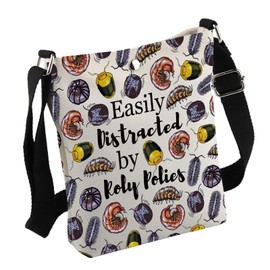 MNIGIU Roly Poly Gift Roly Polies Crossbody Bag Entomologist Gift Pill Bug G-ift R-oly Poly Pet Owner G-ift Insect Lover Gif-t (ROBag)