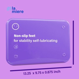1Pcs Autoclavable Dental Procedure Tray Lockable Set up Flat Trays Size B (Ritter),Plastic Instrument B-Lok Flat Trays, 13.25 x 9.75X 0.875 Inches (1, Digital Lavender)
