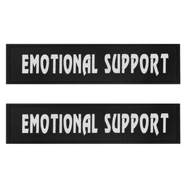 Dog Vest Patches, Service Dog/in Training/Emotional Support/Thrapy Dog/DO NOT PET PU Patches Velcro - 2 Free Removable Dog Tags for Dog Harness, Collar & Leash