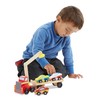 Melissa & Doug Magnetic Car Loader Wooden Toy Set With