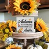 Fall Wood Box Sign Art Desk Decor Fall Wood Block