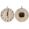 8in Sauna Clock Decorative Timer Clock for Sauna Accessory Sauna