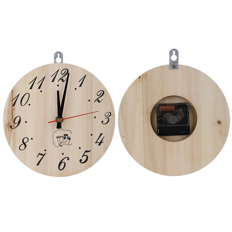8in Sauna Clock Decorative Timer Clock for Sauna Accessory Sauna