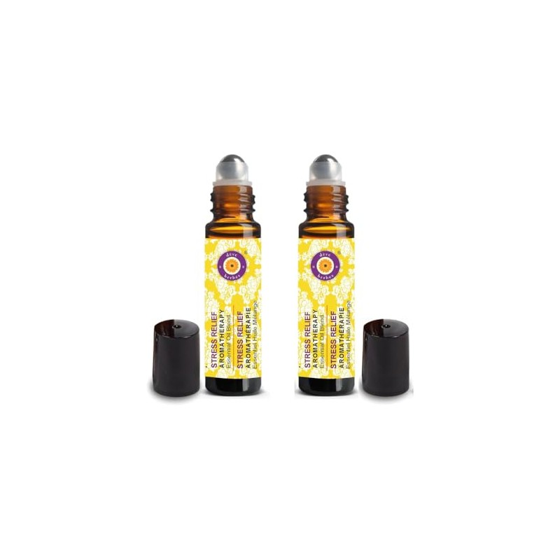Deve Herbes STRESS RELIEF - Aromatherapy Essential Oil Blend of