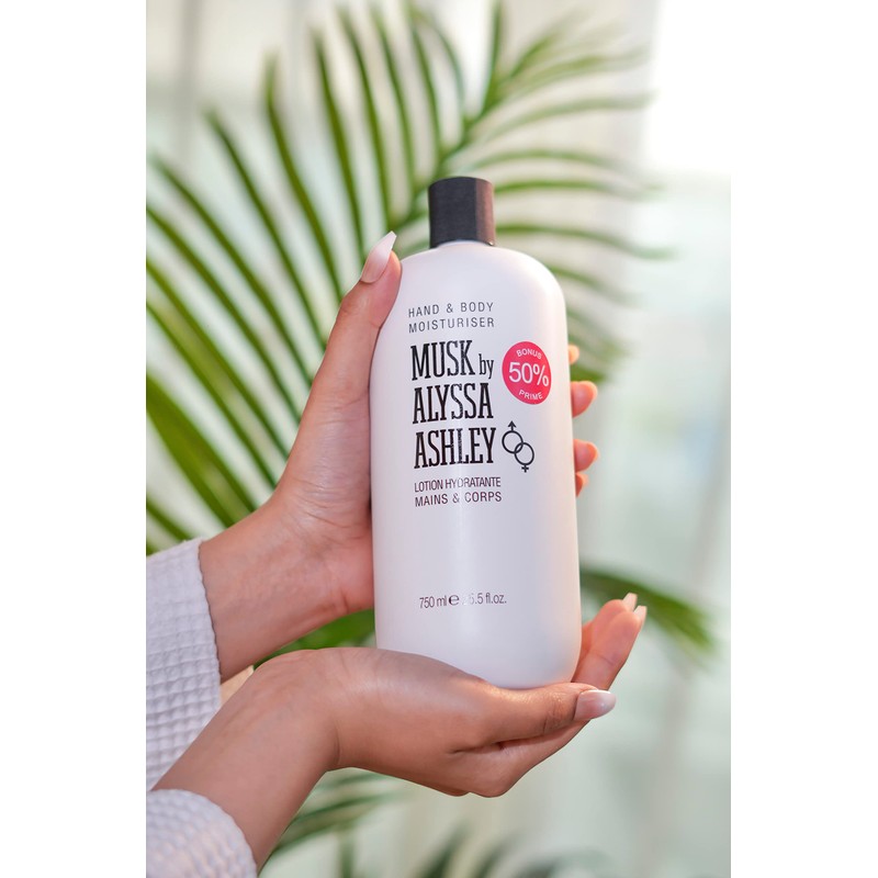 Alyssa Ashley Musk Hand & Body Lotion, 25.5 Ounce
