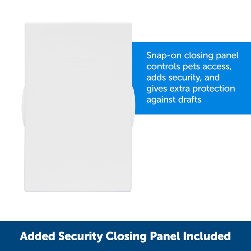 PetSafe Plastic Pet Door - Easy Install for Wood, PVC