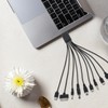 QfwdfcTrenz 10 in 1 USB Cables, Universal USB to Multi