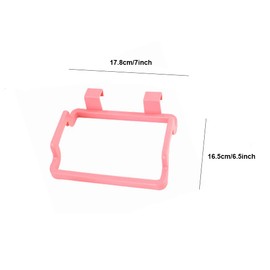 Garbage Bag Rack, Plastic Hanging Trash Bag Holder Rubbish Practical Bracket for Kitchen Cupboard Cabinet Door Waste Bag
