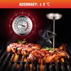 Cabilock 1pc Fry Thermometer with Instant Read,Oil Thermometer Long Stem