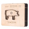 Leather Cutting Die Pig Shape Mould Punch Cutter Craft Tool