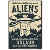 LANOLU Fridge Magnets Funny Aliens with Sayings and Funny Motifs