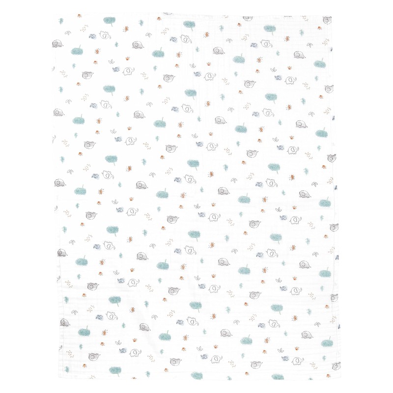 Simple Joys by Carter's Baby 2-Pack Cotton Gauze Blanket, Sage