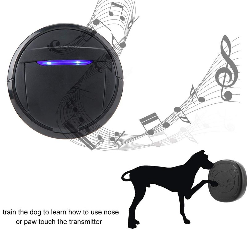 Elprico Wireless Doorbell for Dogs, Wireless Waterproof Touch Button Dog