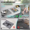 HAOIVE Dish Drying Mat Stone Bath Mat Diatomaceous Earth Stone