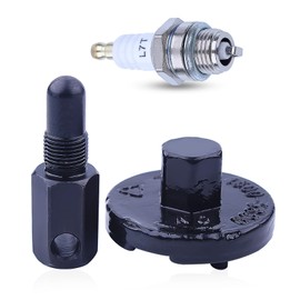 Atunee 14MM Piston Stop Chainsaw Clutch Flywheel Removal Tool Clutch Expander Dismount Tools with Spark Plug for Husqvarna Stihl Echo 2 Cycle