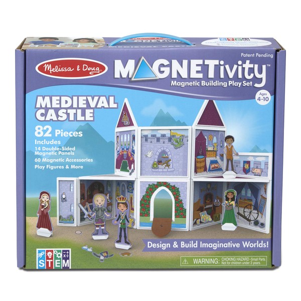 Melissa & Doug Magentivity Magnetic Dress-Up Play Set – Medieval Castle