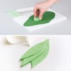 Decora 0803027 Cutter Set of 3 Long Leaf Plastic Green