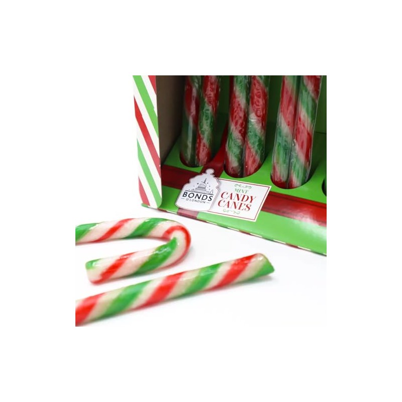 36 Candy Canes 3 x 12 Mint Flavour for Christmas/Xmas