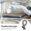 Sink connecting extension drain hose for washing machine water outlet