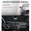 Pigenius Windshield Sun Shade for Genesis GV80 SUV 2021-2026 Front