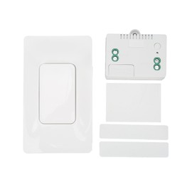 Wireless Light Switch Kit Self Powered 433MHZ Remote Control Waterproof Wall Switch AC110V‑230V