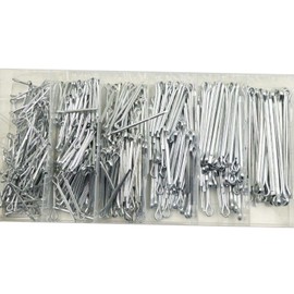 Unibos 555pc Cotter Pins Split Pin Fixings Assorted Set + Storage Case 1.6 X 25mm - 4.0 X 64mm