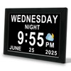 Dementia Clock for Seniors, 8-Inch Digital Clock with Large Display,