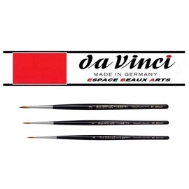 Maestro 35 Series Tobolsky-Kolinsky Sable Brush, Bristles - Pack of 3 Size No. 0, 1, 2