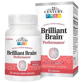 21st Century Brilliant Brain Performance Capsules 30 EA