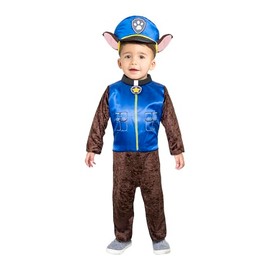 Fantasy Ruz, Disfraz Infantil para Toddlers Chase Modelo F11855-AZN1, Café, Talla 1 año, Licencia original Nickelodeon.
