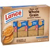 Lance Sandwich Crackers, Made with Whole Grain Crackers, Peanut Butter,