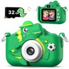Dinosaur Kids Camera for Boys Girls, Toddler Digital Selfie Camera