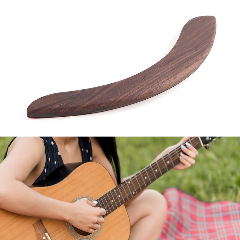 RIVEN 1Pcs Guitar Arm Rest For 39-41Inch Acoustic Guitars, Rosewood