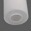 Voguad 3 Pack Frosted Seeded Glass Cylinder Lamp Shade, Light