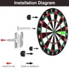 Flintronic Dart Board Bracket - 2 Sets Hanging Dart Board,