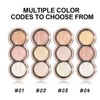 Eazerom 01 3 Colours Blush Contour Highlighter Makeup Palette with