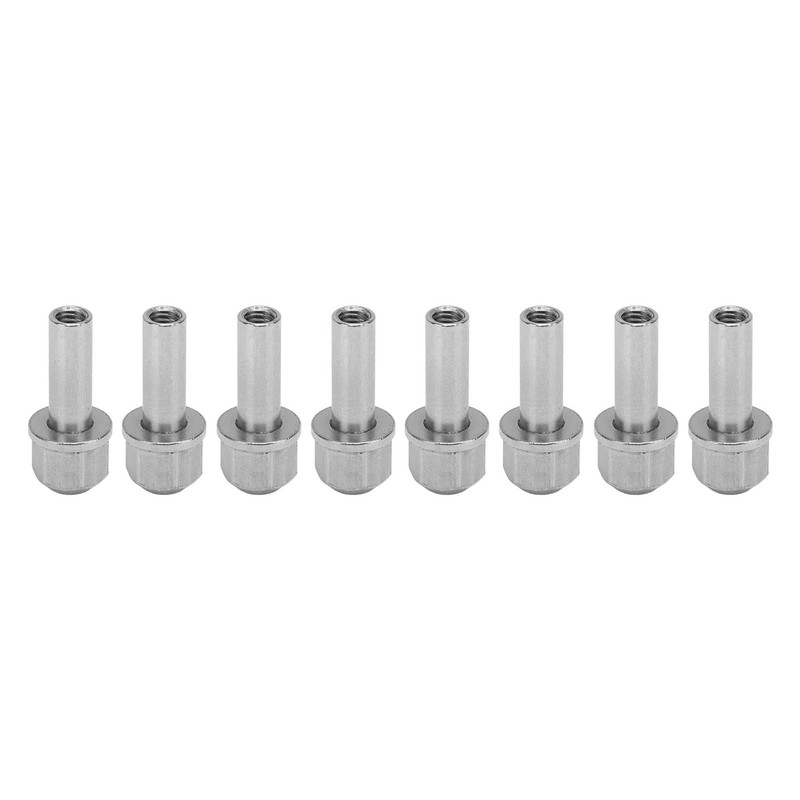 8 Pcs RC Wheel Hub Extension Nut Stainless Steel High
