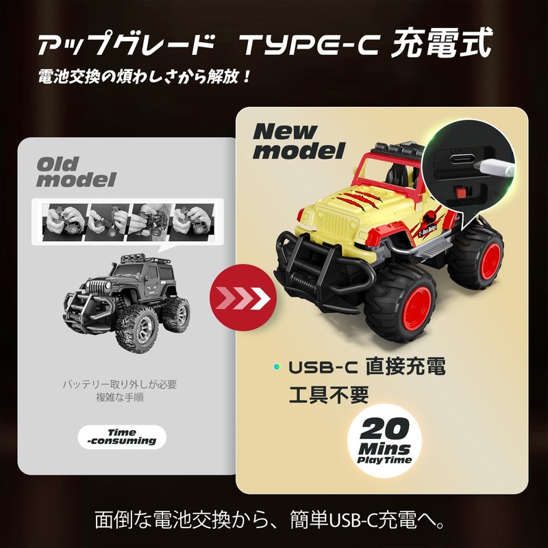 Tecnock Radio Control Car for Children Mini Radio Control Car